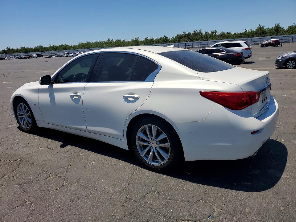 2015 Infiniti VIN JN1BV7AP3FM333392 COPART salvage auction — SIDE, Ca - Salvage Certificate, sold $550 on 2026-07-30 (photo 2)
