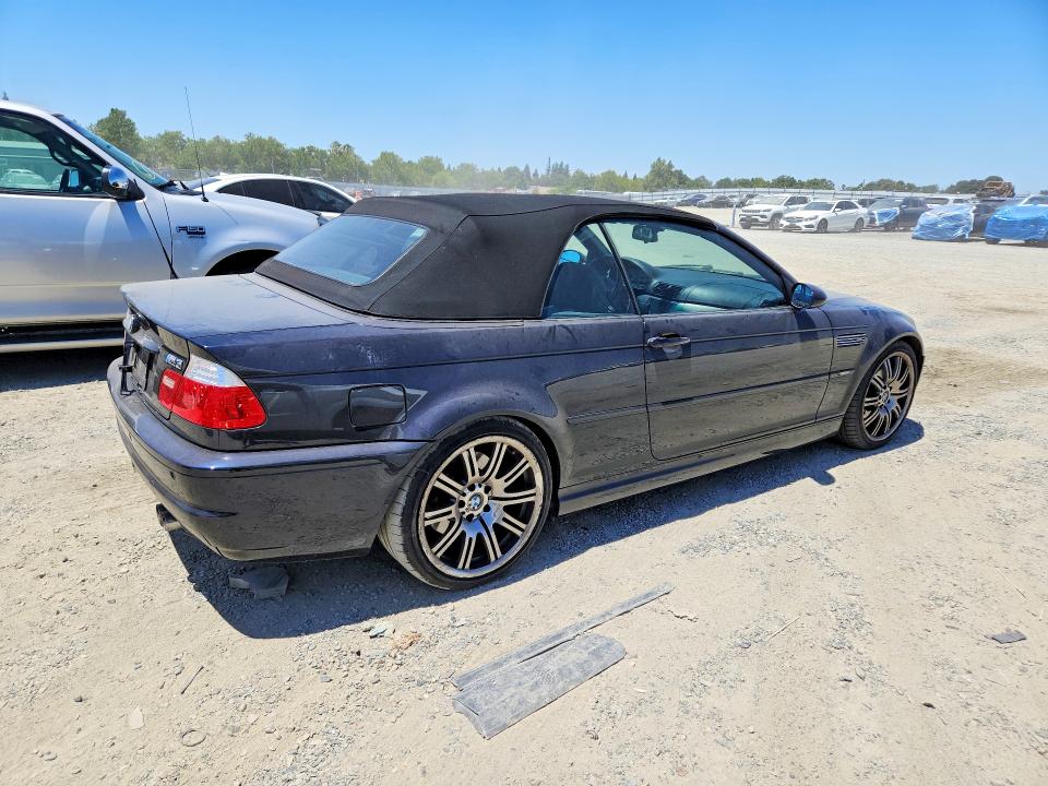 2006 BMW M3 VIN WBSBR93486PK10792 COPART salvage auction — WATER/FLOOD, Ca - Salvage Certificate, sold $7,800 on 2026-08-04 (photo 3)