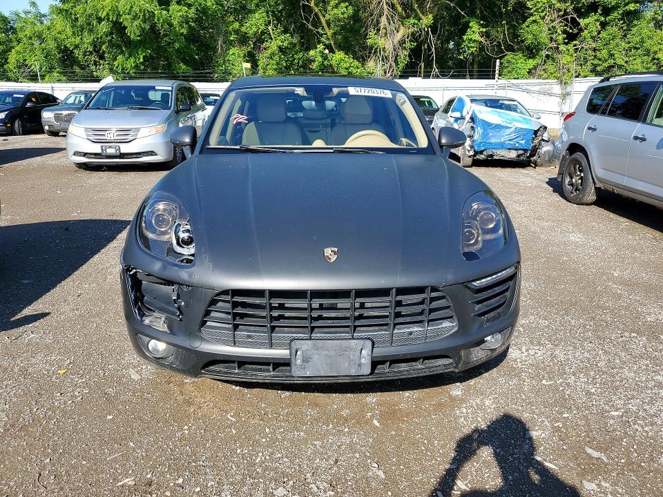2015 Porsche Macan VIN WP1AB2A58FLB70228 COPART salvage auction — FRONT END, On - Permit No Brand - Unfit, sold $1,800 on 2026-07-28 (photo 5)