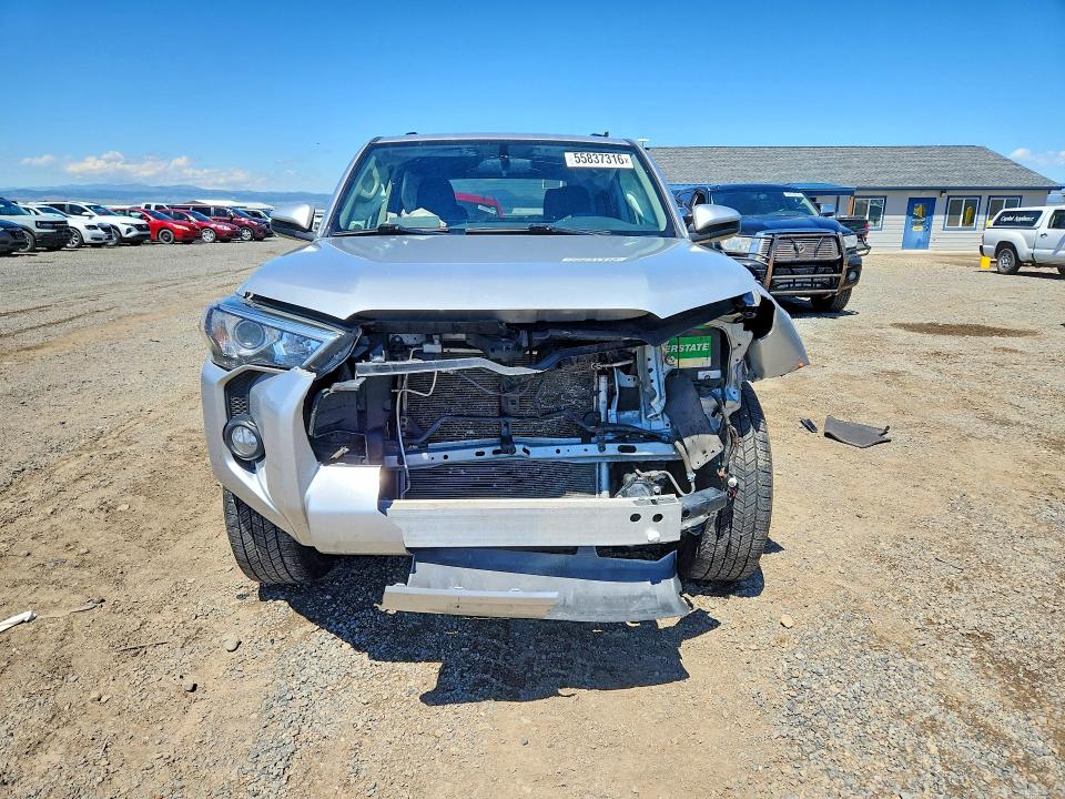 2019 Toyota 4runner VIN JTEBU5JR7K5614441 COPART salvage auction — FRONT END, Mt - Salvage Certificate Of A Vehic, sold $6,700 on 2026-07-14 (photo 5)