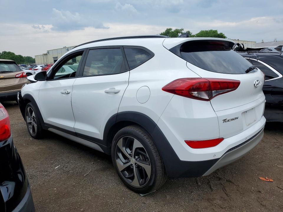 2018 Hyundai Tucson VIN KM8J3CA23JU665882 COPART salvage auction — FRONT END, CT - CERT OF TITLE-SALVAGE, sold $2,250 on 2026-07-24 (photo 2)