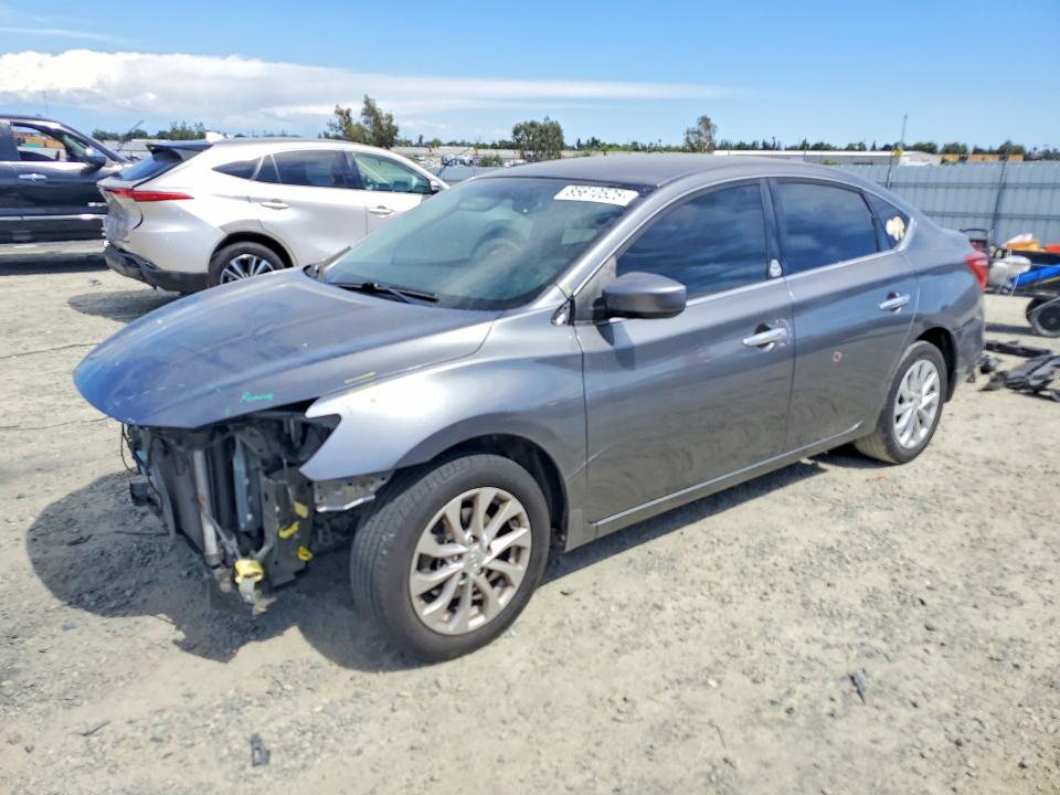 2019 Nissan Sentra VIN 3N1AB7AP8KY293015 COPART salvage auction — FRONT END, Ca - Salvage Certificate, sold $1,600 on 2026-07-09 (photo 1)