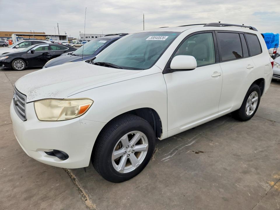 2008 Toyota Highlander VIN JTEES41A682026404 COPART salvage auction — NORMAL WEAR, Tx - Certificate Of Title, sold $1,450 on 2026-07-06 (photo 1)
