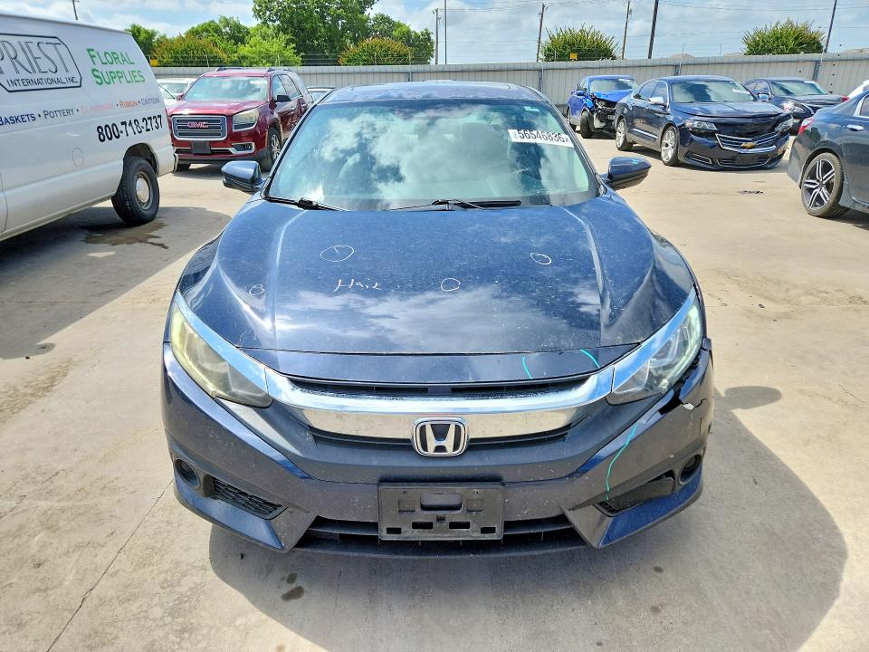 2017 Honda VIN 2HGFC2F81HH505323 COPART salvage auction — HAIL, Tx - Salvage Vehicle Title, sold $3,650 on 2026-07-02 (photo 5)