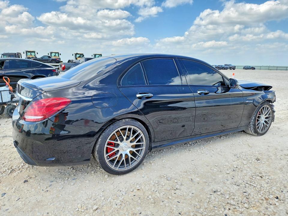 2018 Mercedes-benz VIN 55SWF8HB1JU242147 COPART salvage auction — FRONT END, TX - SALVAGE VEHICLE TITLE, sold $2,000 on 2026-09-03 (photo 3)