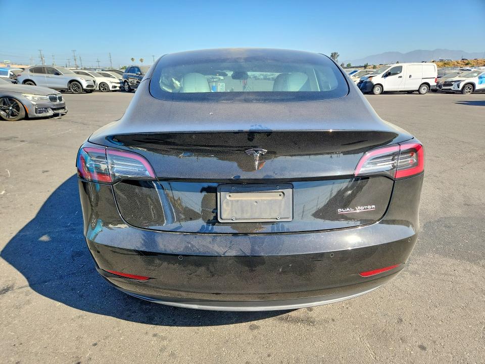 2021 Tesla VIN 5YJ3E1EC0MF000725 COPART salvage auction — FRONT END, CA - SALVAGE CERTIFICATE, sold $8,300 on 2026-08-03 (photo 6)