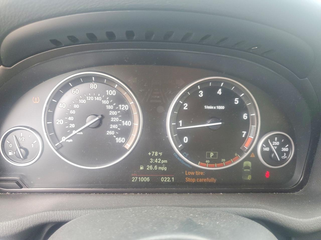 2013 BMW X3 VIN 5UXWX9C57D0A19167 COPART salvage auction — Front End, OK - CERTIFICATE OF TITLE, sold $350 on 2026-07-08 (photo 9)