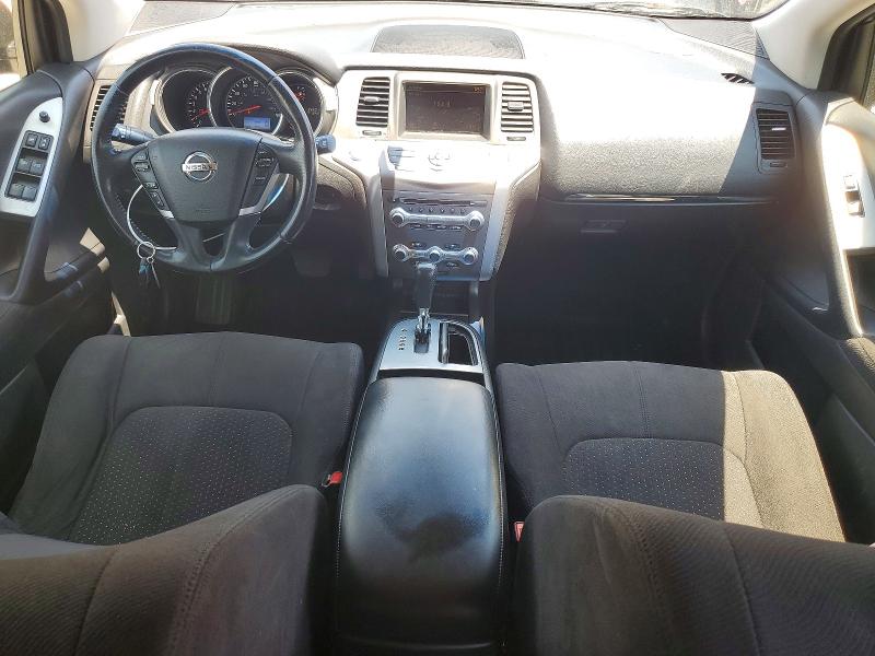 2013 Nissan Murano VIN JN8AZ1MW1DW316206 COPART salvage auction — FRONT END, Nv - Salvage Title, sold $975 on 2026-07-08 (photo 8)