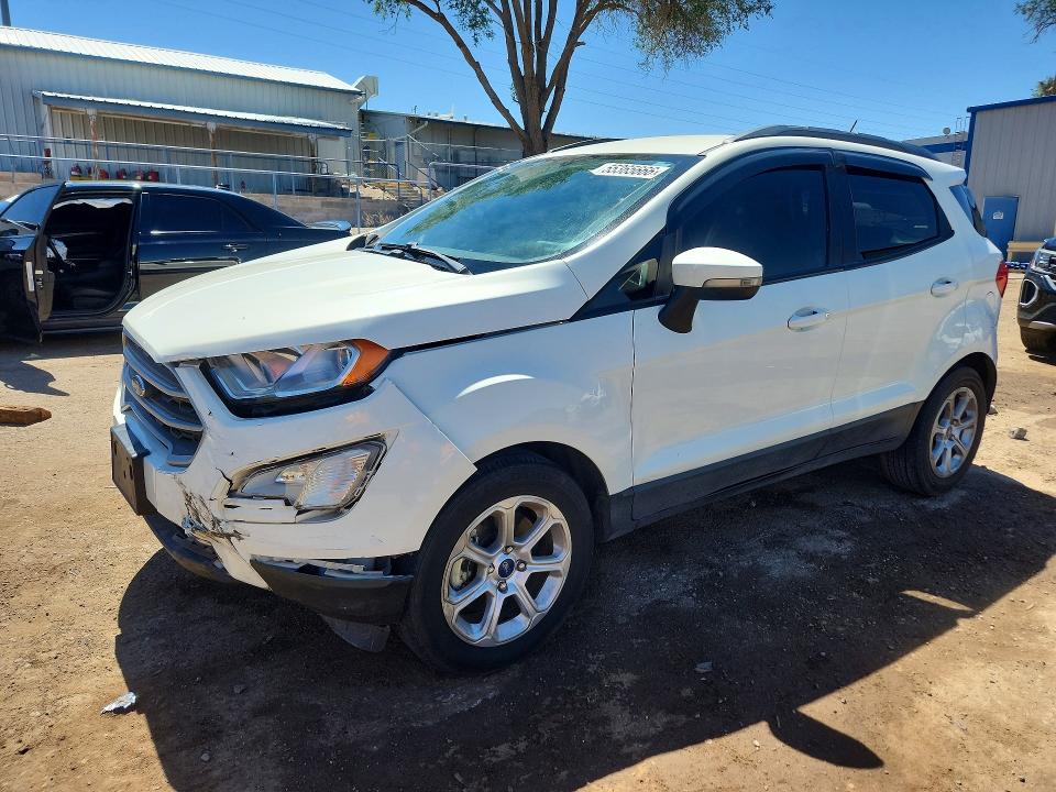 2021 Ford Ecosport VIN MAJ3S2GE1MC409154 COPART salvage auction — FRONT END, Nm - Cert Of Title-Salvage, sold $200 on 2026-07-02 (photo 1)