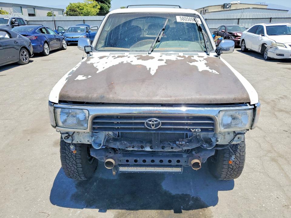 1995 Toyota 4runner VIN JT3VN29V7S0053674 COPART salvage auction — REAR END, CA - DIS/DLR/EXP ONLY CLEAN TITLE, sold $375 on 2026-07-24 (photo 5)