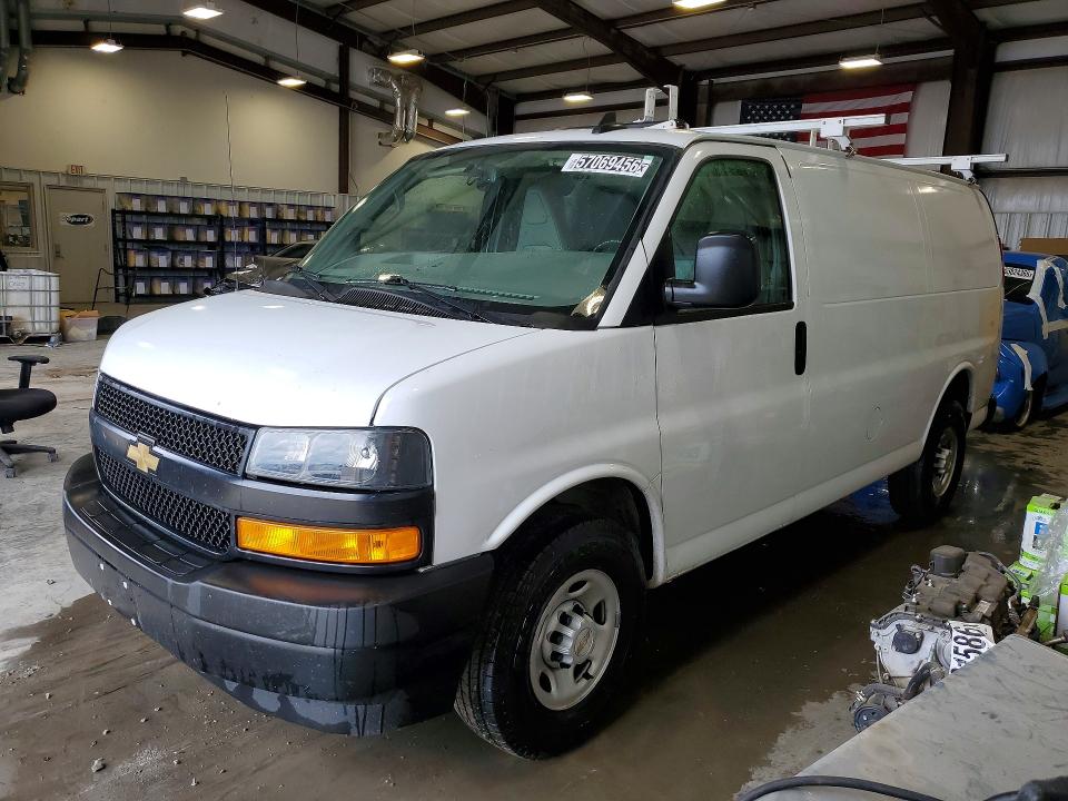 2023 Chevrolet Express 2500 VIN 1GCWGAFP9P1232732 COPART salvage auction — NORMAL WEAR, IL - CERTIFICATE OF TITLE, sold $4,600 on 2026-07-09 (photo 1)