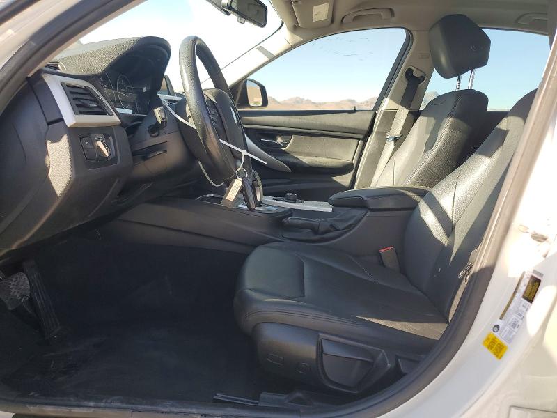 2017 BMW 3 series VIN WBA8A9C38HK864303 COPART salvage auction — FRONT END, NV - SALVAGE TITLE, sold $150 on 2026-07-27 (photo 7)