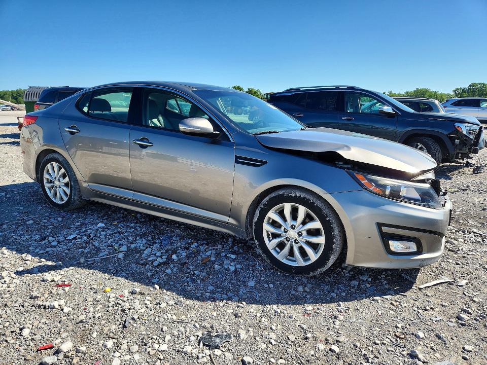 2015 Kia Optima VIN 5XXGN4A73FG352709 COPART salvage auction — FRONT END, IL - SALVAGE CERTIFICATE, sold $600 on 2026-07-27 (photo 4)