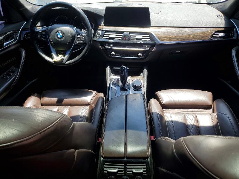 2019 BMW 5er VIN WBAJE5C57KWA98793 COPART salvage auction — REAR END, Ga - Certificate Of Title (P), sold $7,200 on 2026-07-09 (photo 8)