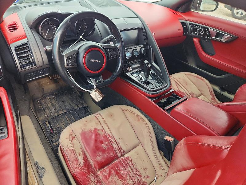 2016 Jaguar F-type VIN SAJWJ6DL5GMK34377 COPART salvage auction — WATER/FLOOD, Tx - Salvage Title-Flood Damage, sold $5,800 on 2026-07-23 (photo 8)