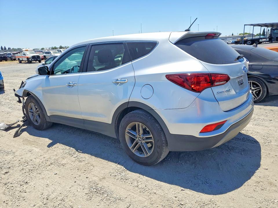2018 Hyundai Santa fe VIN 5XYZT3LBXJG538441 COPART salvage auction — FRONT END, Ca - Salvage Certificate, sold $1,900 on 2026-07-07 (photo 2)