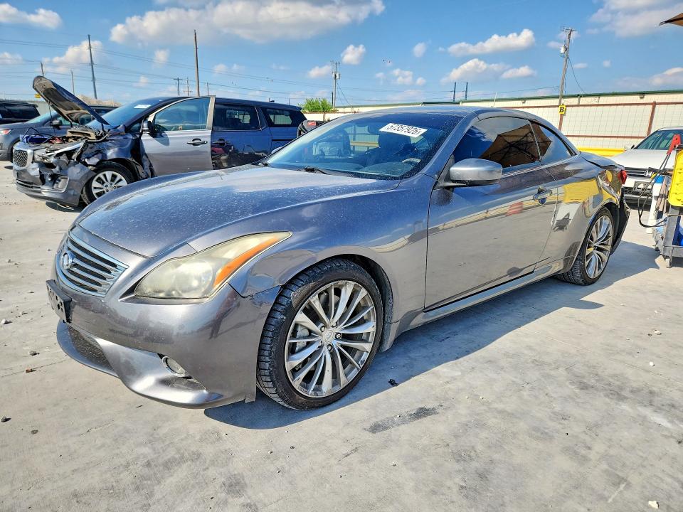 2011 Infiniti G VIN JN1CV6FE8BM951629 COPART salvage auction — REAR END, Tx - Salvage Vehicle Title, sold $925 on 2026-07-08 (photo 1)