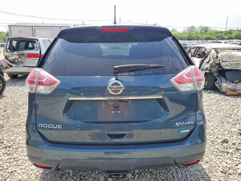 2014 Nissan Rogue VIN 5N1AT2MV5EC772637 COPART salvage auction — FRONT END, Ma - Cert Of Title-Reconstrctd Coll, sold $675 on 2026-07-02 (photo 6)