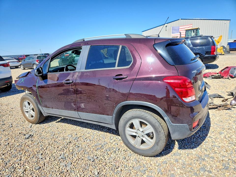 2022 Chevrolet Trax VIN KL7CJPSM0NB546907 COPART salvage auction — FRONT END, Tx - Salvage Vehicle Title, sold $725 on 2026-07-14 (photo 2)