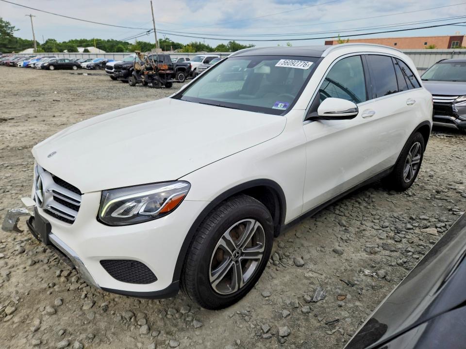 2019 Mercedes-benz Glc VIN WDC0G4KB7K1005642 COPART salvage auction — FRONT END, ID - SALVAGE CERTIFICATE OF TITLE, sold $9,300 on 2026-07-29 (photo 1)