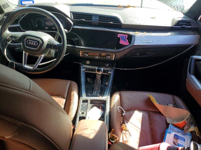 2020 Audi Q3 VIN WA1DECF3XL1110083 COPART salvage auction — SIDE, TX - CERT OF TITLE-REBUILT SALVAGE, sold $2,550 on 2026-07-14 (photo 8)