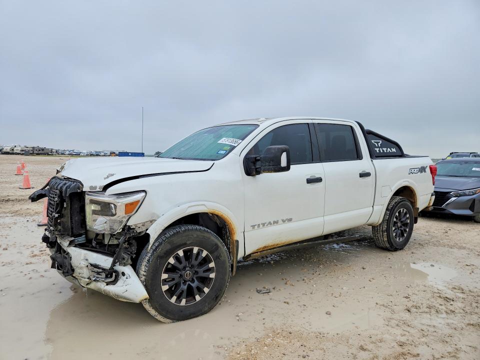 2018 Nissan VIN 1N6AA1E5XJN518825 COPART salvage auction — FRONT END, Tx - Salvage Vehicle Title, sold $4,350 on 2026-07-09 (photo 1)