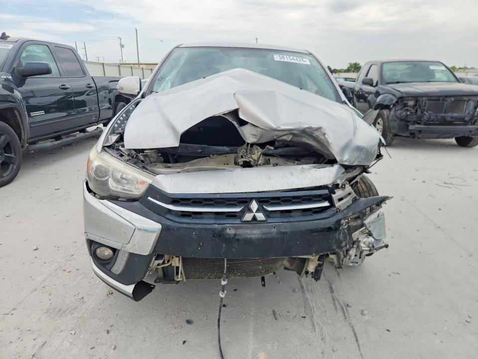 2019 Mitsubishi Outlander VIN JA4AP4AUXKU017998 COPART salvage auction — FRONT END, Tx - Salvage Vehicle Title, sold $1,050 on 2026-07-31 (photo 5)
