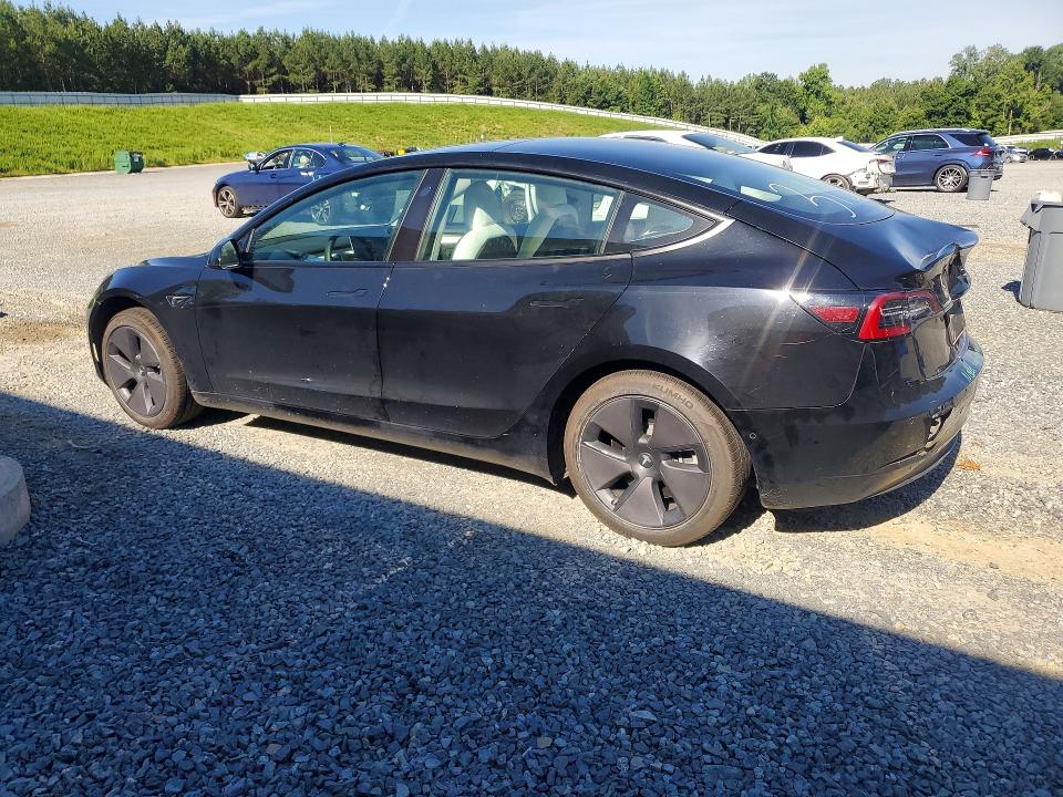2021 Tesla VIN 5YJ3E1EA2MF063050 COPART salvage auction — REAR END, Nc - Salvage Certificate Of Title, sold $8,600 on 2026-07-16 (photo 2)