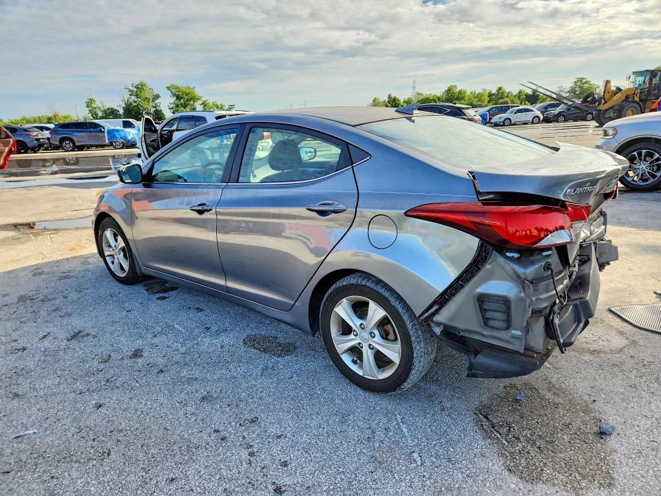 2016 Hyundai Elantra VIN KMHDH4AE0GU581364 COPART salvage auction — REAR END, FL - CERT OF TITLE SLVG REBUILDABLE, sold $1,300 on 2026-07-02 (photo 2)