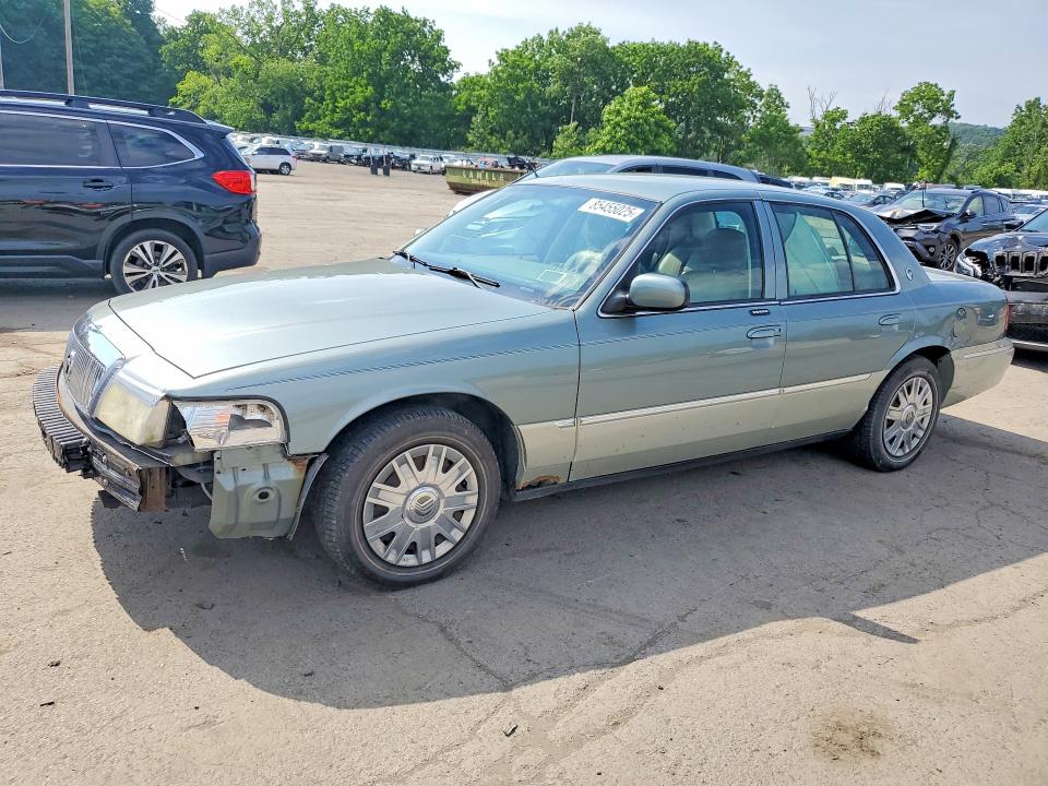2005 Mercury Grand marquis VIN 2MEFM74W35X604493 COPART salvage auction — FRONT END, NY - MV-907A SALVAGE CERTIFICATE, sold $425 on 2026-07-09 (photo 1)