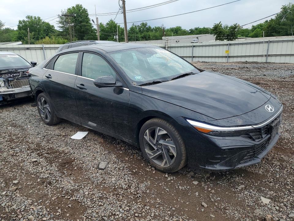 2024 Hyundai Elantra VIN KMHLP4DGXRU801012 COPART salvage auction — REAR END, Ma - Cert Of Title-Salvage, sold $8,100 on 2026-07-29 (photo 4)