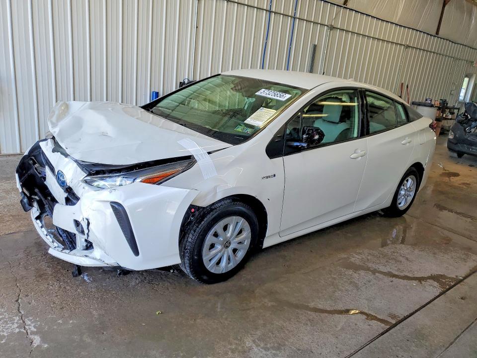2019 Toyota Prius VIN JTDKARFUXK3096404 COPART salvage auction — FRONT END, Pa - Certificate Of Salvage, sold $3,300 on 2026-07-08 (photo 1)