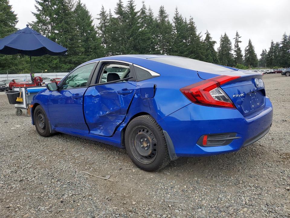 2018 Honda Civic VIN 19XFC2E5XJE007130 COPART salvage auction — SIDE, WA - BILL OF SALE, sold $4,200 on 2026-07-10 (photo 2)