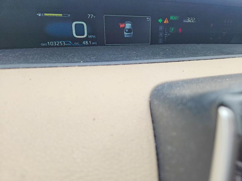 2017 Toyota Prius VIN JTDKARFU2H3042782 COPART salvage auction — FRONT END, WI - CERTIFICATE OF TITLE, sold $625 on 2026-07-28 (photo 9)