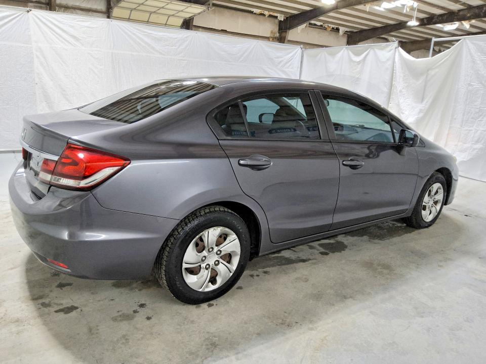 2014 Honda Civic VIN 2HGFB2F57EH545832 COPART salvage auction — MINOR DENT/SCRATCHES, TN - CERTIFICATE OF TITLE, sold $3,000 on 2026-07-09 (photo 3)