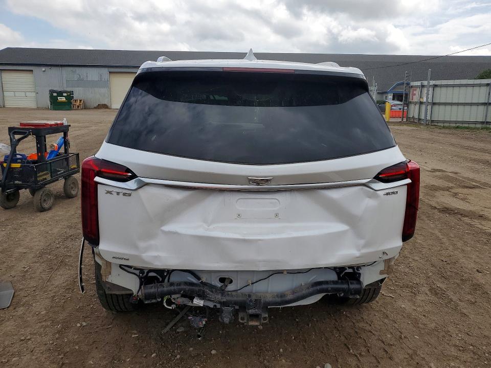 2024 Cadillac Xt6 VIN 1GYKPDRS7RZ726750 COPART salvage auction — REAR END, Mi - Cert Of Title-Salvage Vehicle, sold $20,900 on 2026-07-22 (photo 6)