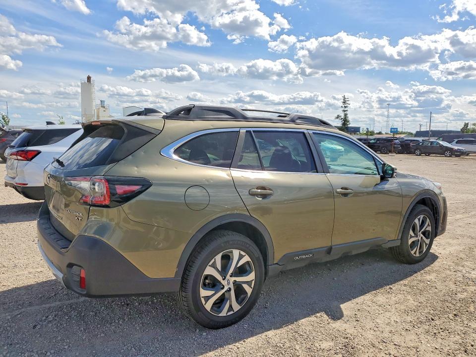 2021 Subaru Outback VIN 4S4BTGND3M3119343 COPART salvage auction — HAIL, Ia - Cert Of Title-Salvage Title, sold $8,900 on 2026-08-26 (photo 3)