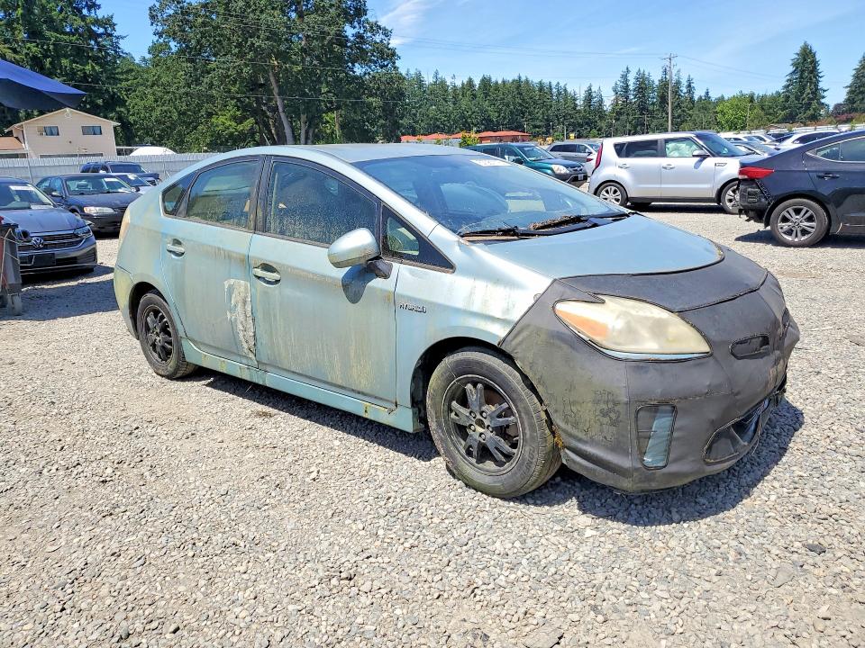 2013 Toyota Prius VIN JTDKN3DUXD1637017 COPART salvage auction — FRONT END, Wa - Affidavit In Lieu Of Title, sold $1,950 on 2026-07-24 (photo 4)