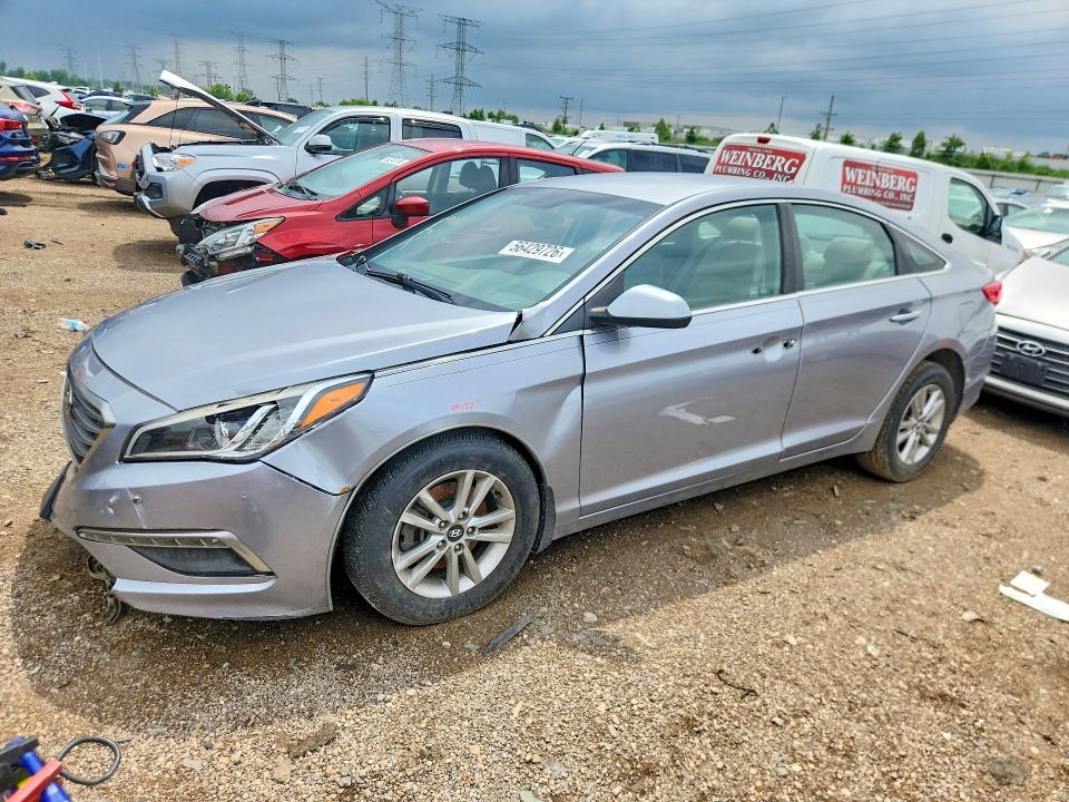 2015 Hyundai VIN 5NPE24AF1FH180529 COPART salvage auction — FRONT END, Il - Salvage Certificate, sold $950 on 2026-07-09 (photo 1)
