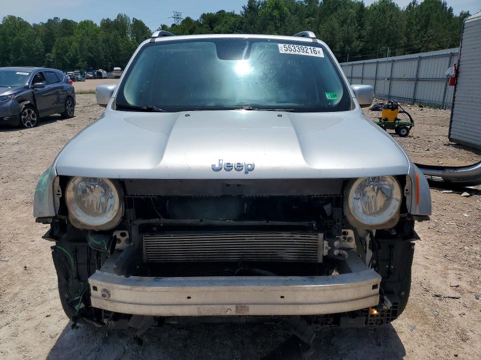 2017 Jeep Renegade VIN ZACCJBDB0HPE43515 COPART salvage auction — FRONT END, Va - Certificate Of Title, sold $1,850 on 2026-08-03 (photo 5)