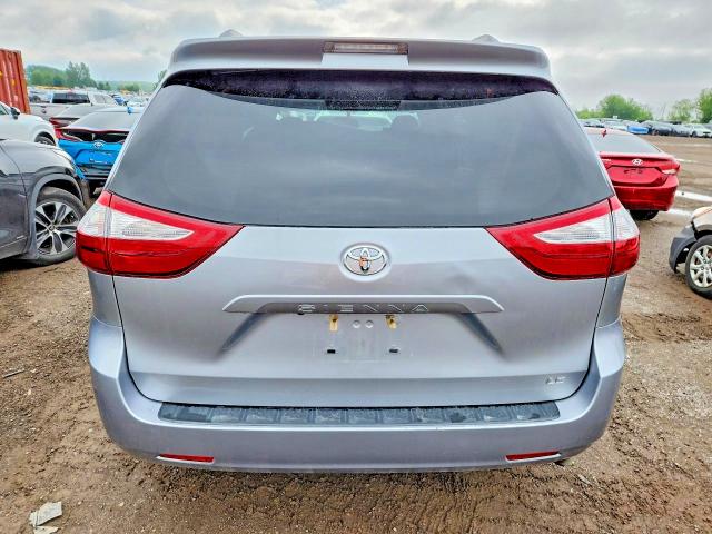 2017 Toyota Sienna VIN 5TDKZ3DC3HS889907 COPART salvage auction — FRONT END, ON - PERMIT IRREPAIRABLE, sold $1,500 on 2026-07-28 (photo 6)