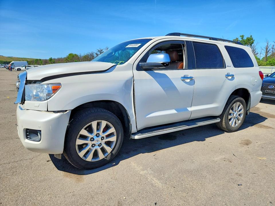2011 Toyota Sequoia VIN 5TDDY5G10BS051794 COPART salvage auction — FRONT END, Ny - Mv-907A Salvage Certificate, sold $4,500 on 2026-07-08 (photo 1)
