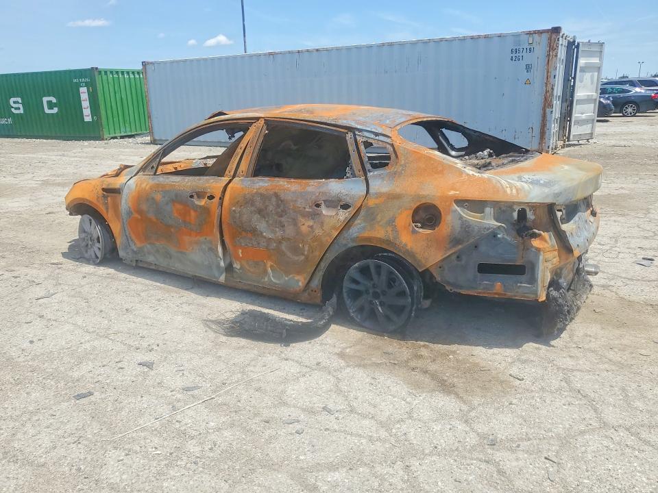 2020 Kia Optima VIN 5XXGT4L35LG435778 COPART salvage auction — BURN, In - Bill Of Sale - Parts Only, sold $125 on 2026-07-14 (photo 2)