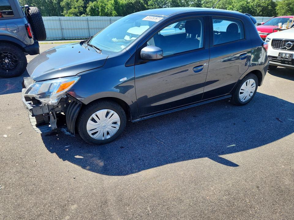 2024 Mitsubishi Mirage VIN ML32AUHJXRH028836 COPART salvage auction — FRONT END, FL - CERTIFICATE OF TITLE, sold $4,050 on 2026-07-08 (photo 1)