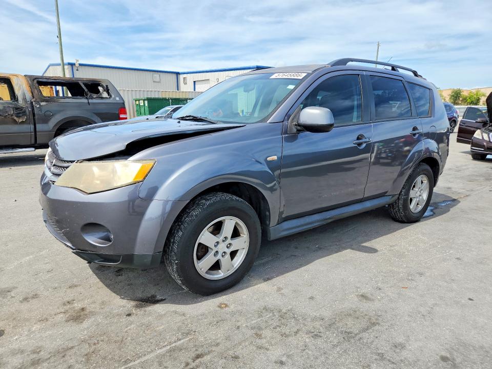 2009 Mitsubishi Outlander VIN JA4LS21W79Z014826 COPART salvage auction — FRONT END, Fl - Cert Of Title Slvg Rebuildable, sold $600 on 2026-07-14 (photo 1)