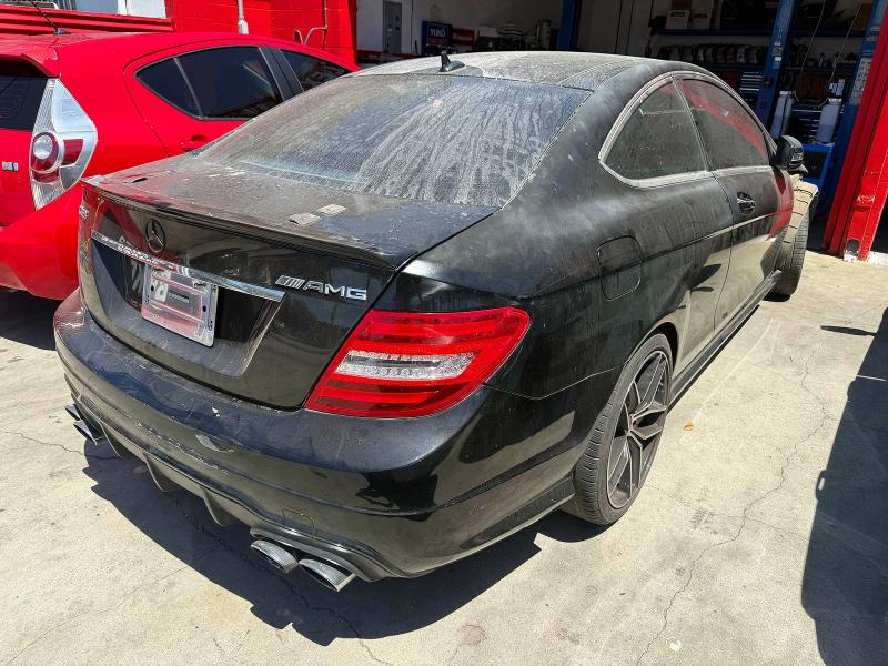 2013 Mercedes-benz C-klasse amg VIN WDDGJ7HBXDG068691 COPART salvage auction — FRONT END, Az - Dis/Dlr/Exp Only Clean Title, sold $7,300 on 2026-07-11 (photo 4)
