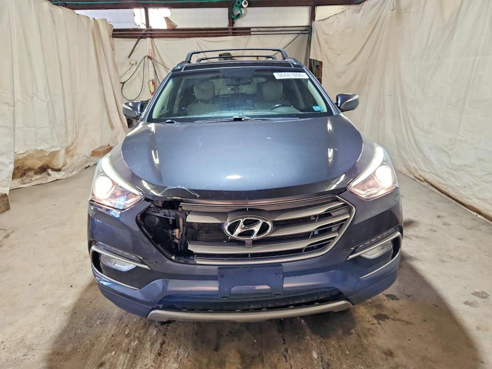 2018 Hyundai Santa fe VIN 5XYZU3LB4JG508106 COPART salvage auction — FRONT END, Pa - Certificate Of Salvage, sold $2,200 on 2026-07-23 (photo 5)