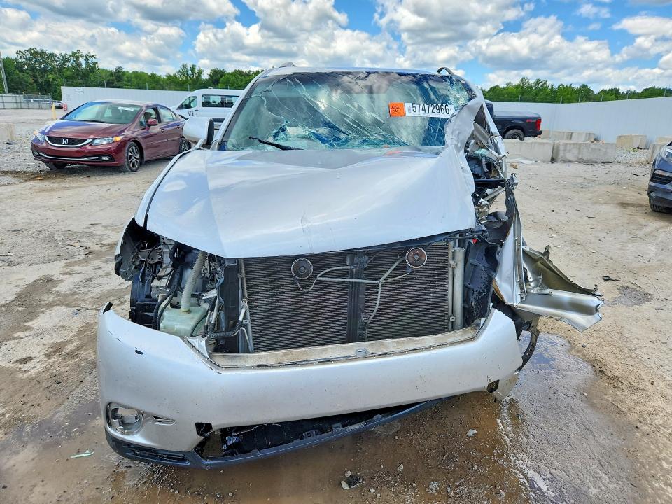 2013 Toyota Highlander VIN 5TDZK3EH2DS101433 COPART salvage auction — SIDE, Ky - Bill Of Sale/Part Only/No Titl, sold $550 on 2026-07-23 (photo 5)