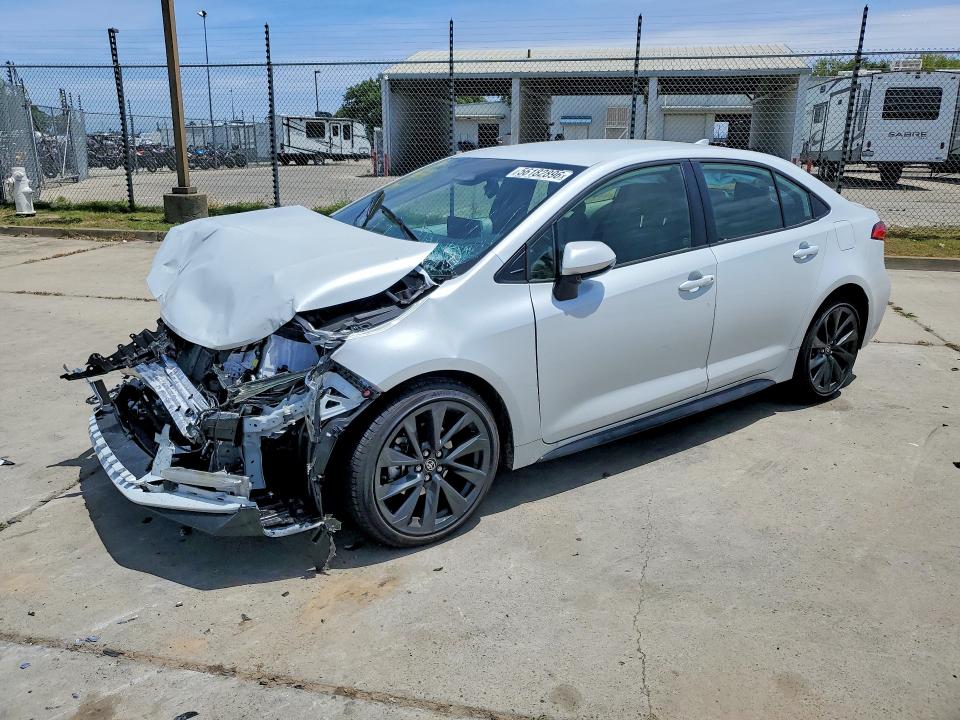 2026 Toyota VIN JTDBCMFE9T3119405 COPART salvage auction — FRONT END, Ca - Salvage Certificate, sold $4,850 on 2026-07-20 (photo 1)