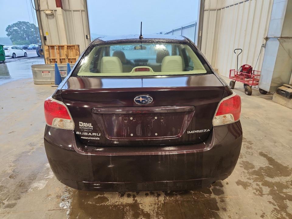 2012 Subaru VIN JF1GJAC68CH015648 COPART salvage auction — FRONT END, Wi - Certificate Of Title, sold $275 on 2026-07-14 (photo 6)